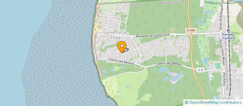 localisation de l'entreprise SCI LA CECILIENNE  CAMIERS