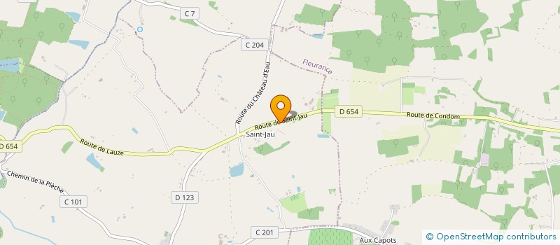 localisation de l'entreprise SCI LA CEDE  FLEURANCE