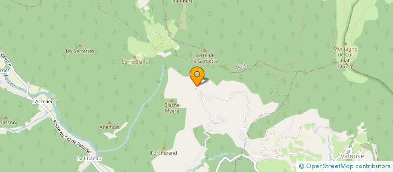 localisation de l'entreprise SCI LA CELESTINE  TEYSSIERES