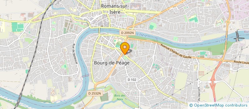 localisation de l'entreprise SCI LA CELLONITE  BOURG-DE-PEAGE