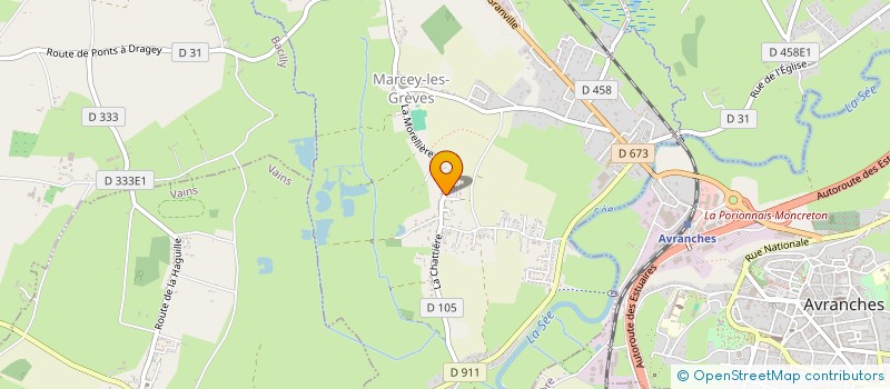 localisation de l'entreprise SCI LA CENDREE  MARCEY-LES-GREVES