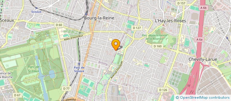 localisation de l'entreprise SCI LA CENTAUREE à BOURG-LA-REINE