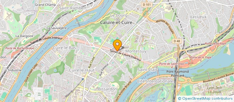 localisation de l'entreprise SCI LA CENTMOINUM  CALUIRE-ET-CUIRE