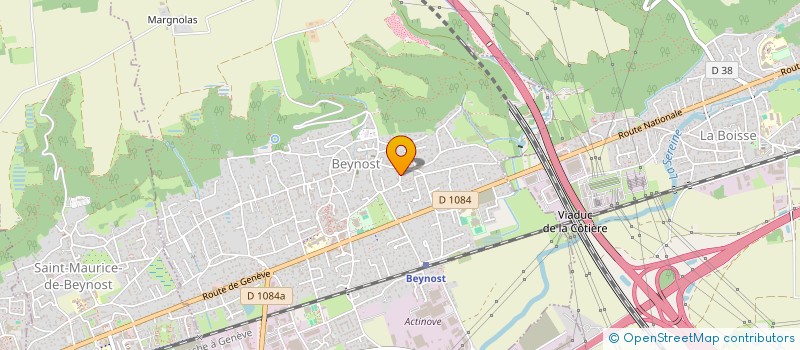 localisation de l'entreprise SCI LA CEPITINE à BEYNOST