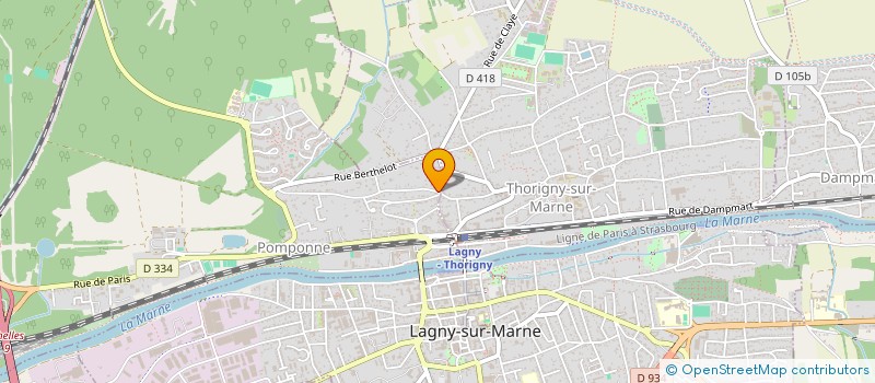 localisation de l'entreprise SCI LA CERISAIE-2019 à POMPONNE