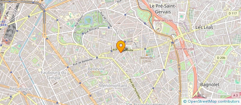 localisation de l'entreprise SCI LA CERISAIE à PARIS