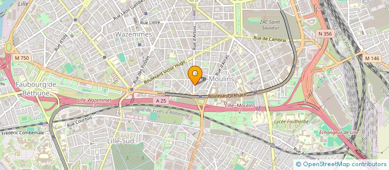 localisation de l'entreprise SCI LA CERISAIE  LILLE