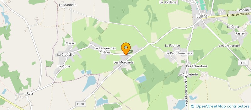 localisation de l'entreprise SCI LA CERISAIE à LUANT