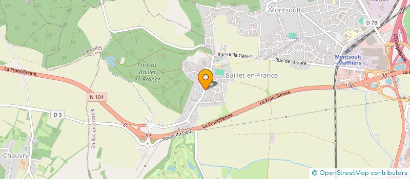 localisation de l'entreprise SCI LA CERISAIE  BAILLET-EN-FRANCE