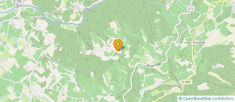 localisation de l'entreprise SCI LA CERISAIE DE ROQUEMAURE  BONNIEUX