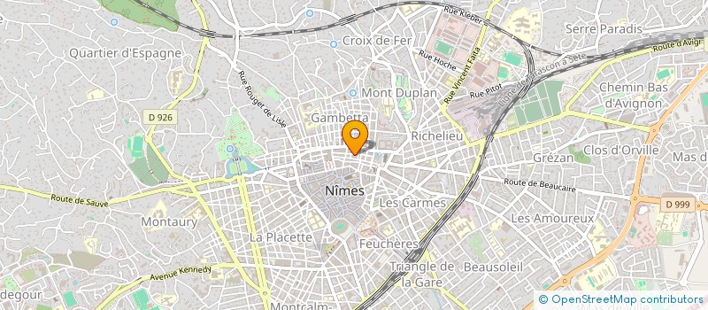 localisation de l'entreprise SCI LA CERISE  NIMES