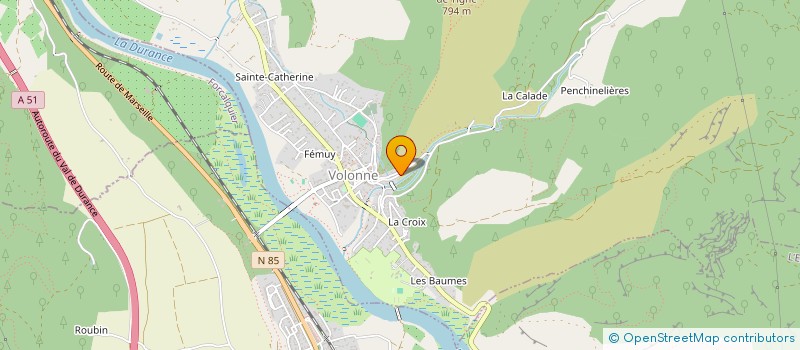 localisation de l'entreprise SCI LA CERISERAIE  VOLONNE