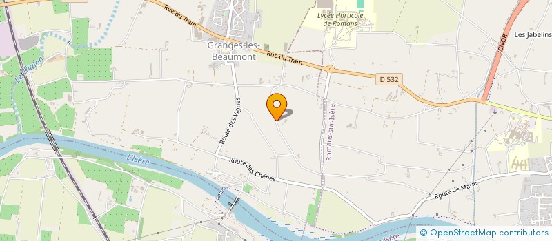 localisation de l'entreprise SCI LA CERISERAIE  GRANGES-LES-BEAUMONT