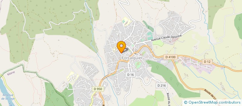 localisation de l'entreprise SCI LA CESARINE  FORCALQUIER