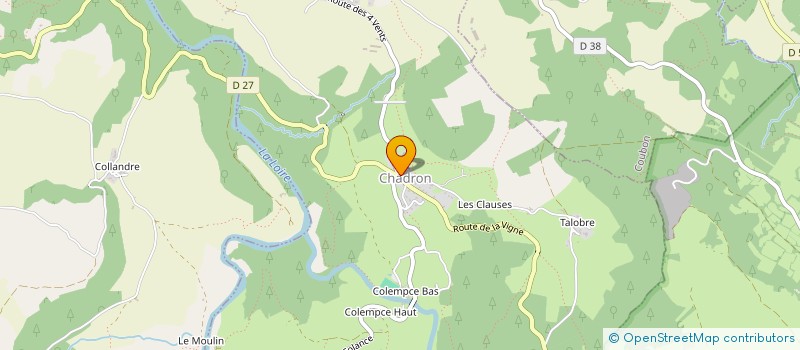 localisation de l'entreprise SCI LA CEVENOLE  FREYCENET-LA-TOUR