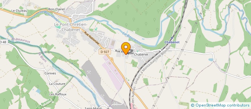 localisation de l'entreprise SCI LA CHABENIERE à LE PONT-CHRETIEN-CHABENET