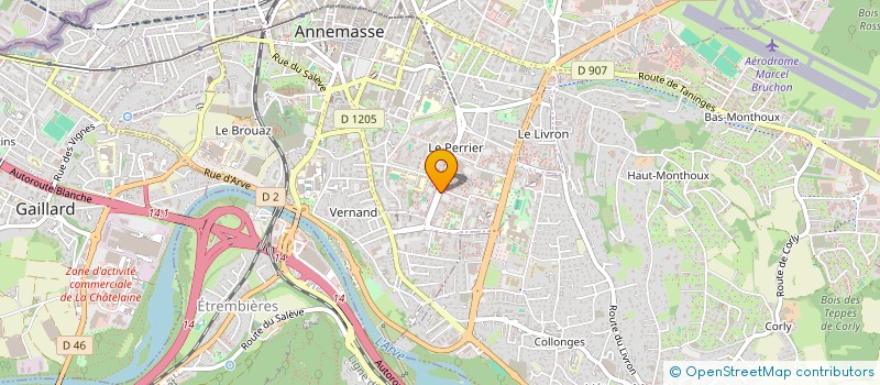 localisation de l'entreprise SCI LA CHABLISIENNE à ANNEMASSE