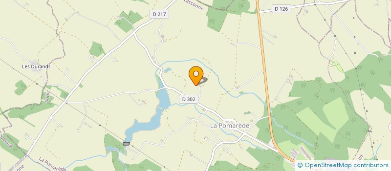localisation de l'entreprise SCI LA CHABRIERE  LA POMAREDE