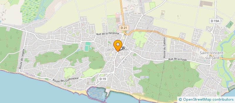 localisation de l'entreprise SCI LA CHAFOISSIERE à JARD-SUR-MER