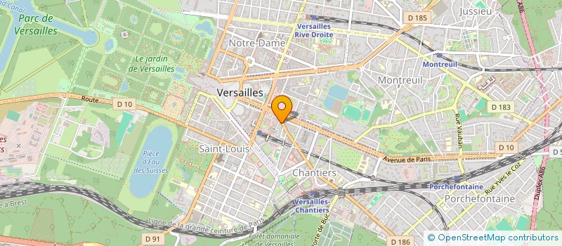 localisation de l'entreprise SCI LA CHAG à VERSAILLES