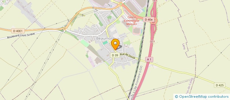 localisation de l'entreprise SCI LA CHAGAFLO à HENIN-BEAUMONT