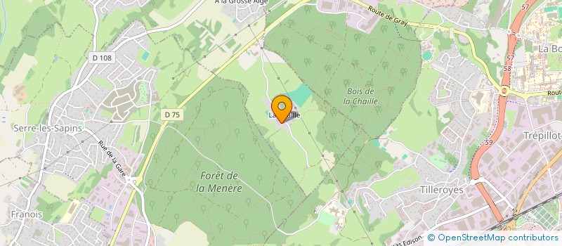 localisation de l'entreprise SCI LA CHAILLE  POUILLEY-LES-VIGNES