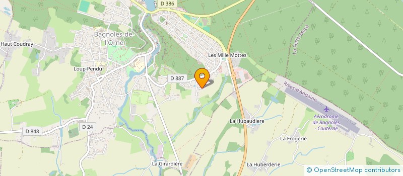 localisation de l'entreprise SCI LA CHAILLOIRE à BAGNOLES-DE-L'ORNE-NORMANDIE
