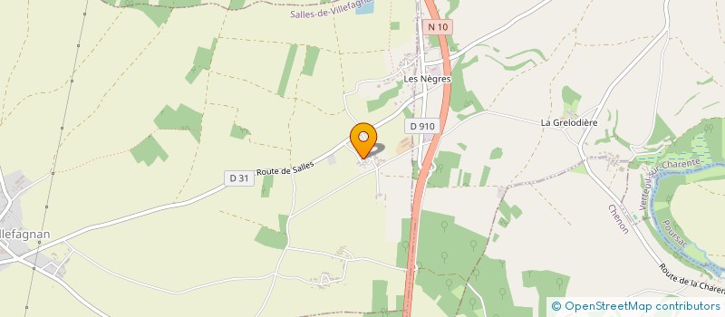 localisation de l'entreprise SCI LA CHAINE à SALLES-DE-VILLEFAGNAN