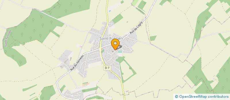 localisation de l'entreprise SCI LA CHAINE D'OR à SAINT-FUSCIEN