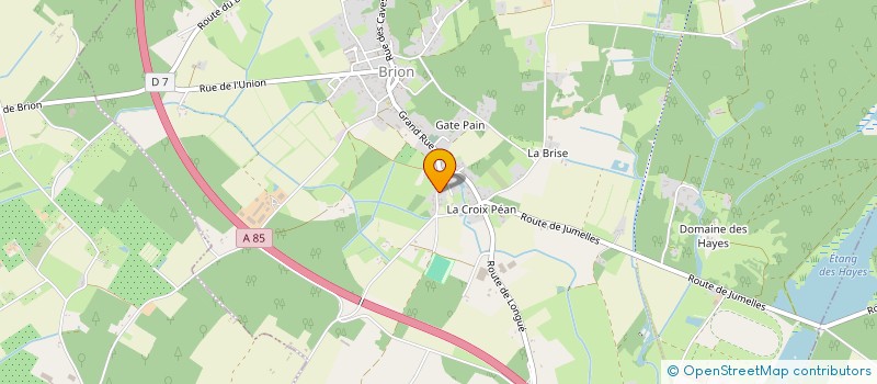 localisation de l'entreprise SCI LA CHAINTRE à BRISSAC LOIRE AUBANCE