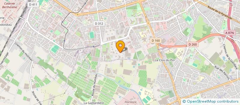 localisation de l'entreprise SCI LA CHAINTREE à ANGERS