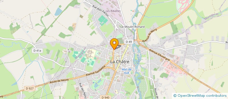 localisation de l'entreprise SCI LA CHALAUZ à LA CHATRE