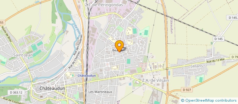 localisation de l'entreprise SCI LA CHALEUR DE L'ORIENT à CHATEAUDUN