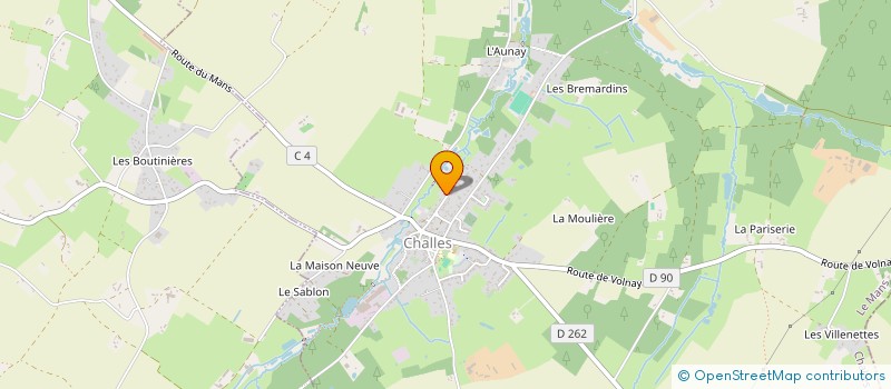 localisation de l'entreprise SCI LA CHALLOISE  CHALLES