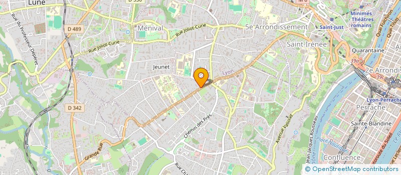 localisation de l'entreprise SCI LA CHALONNAISE  LYON