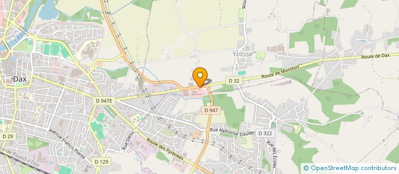 localisation de l'entreprise SCI LA CHALOSSE  YZOSSE