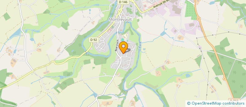 localisation de l'entreprise SCI LA CHALOUERE  MAUGES-SUR-LOIRE