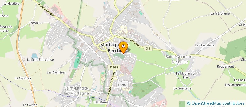 localisation de l'entreprise SCI LA CHAMADE à MORTAGNE-AU-PERCHE