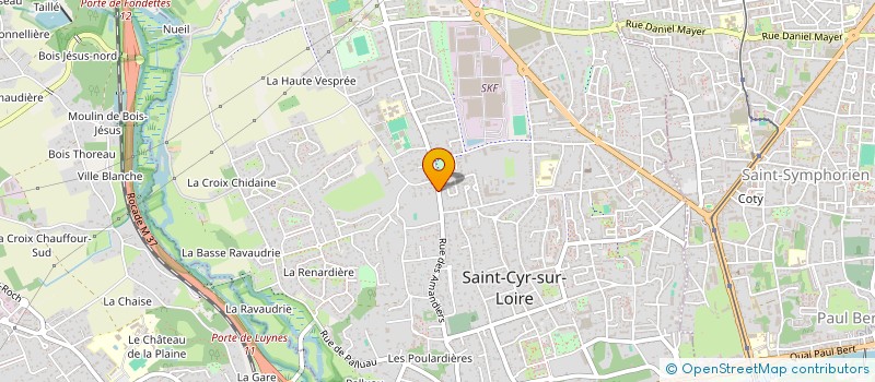 localisation de l'entreprise SCI LA CHAMARDIERE à SAINT-CYR-SUR-LOIRE