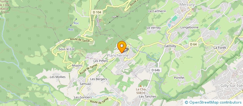 localisation de l'entreprise SCI LA CHAMBRAZ  THENESOL