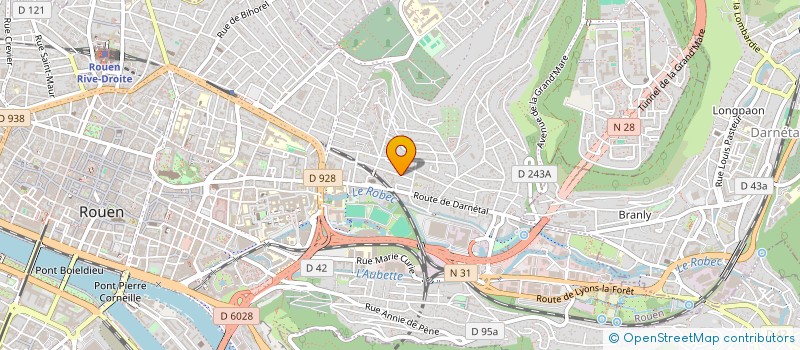 localisation de l'entreprise SCI LA CHAMBRE ROSE à ROUEN