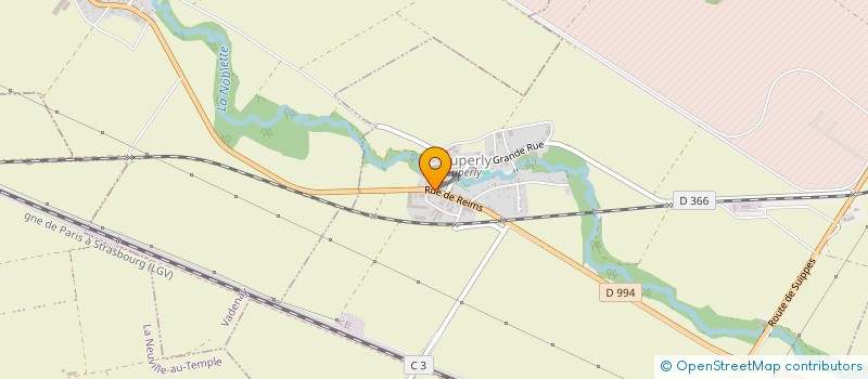 localisation de l'entreprise SCI LA CHAMOISERIE  CUPERLY