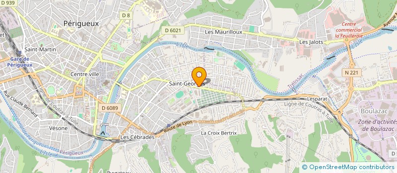 localisation de l'entreprise SCI LA CHAMPAGNE à PERIGUEUX