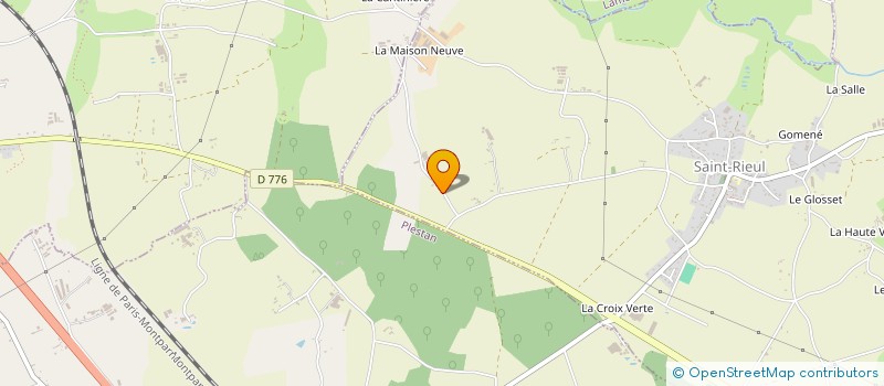 localisation de l'entreprise SCI LA CHAMPAGNE  SAINT-RIEUL