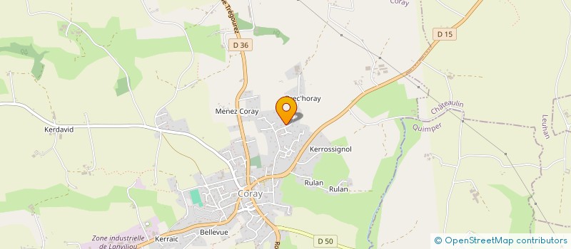 localisation de l'entreprise SCI LA CHAMPENOISE  CORAY