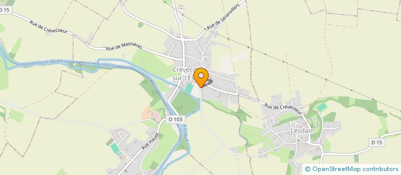 localisation de l'entreprise SCI LA CHAMPETRE  CREVECUR-SUR-L'ESCAUT