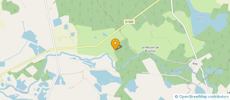 localisation de l'entreprise SCI LA CHAMPIONNE à MEZIERES-EN-BRENNE