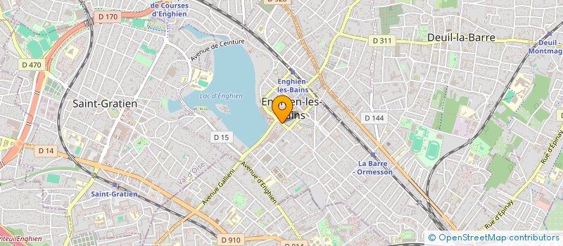 localisation de l'entreprise SCI LA CHANCE à ENGHIEN-LES-BAINS