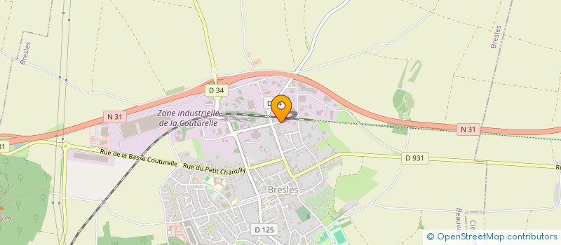 localisation de l'entreprise SCI LA CHANCE  BRESLES