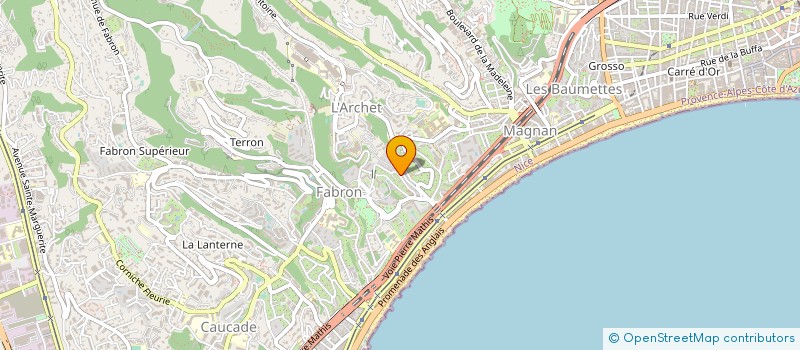 localisation de l'entreprise SCI LA CHANCELIERE à NICE